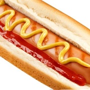 Ketchup and Mustard Hot Dog (The Classic)