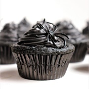 Black Gumball Cupcake (Cannonball Gum Cupcake)