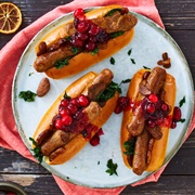 Cranberry Chutney Hot Dog