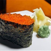 Flying Fish Roe Sushi