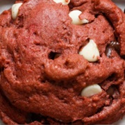 Red Velvet Raisin Cookie