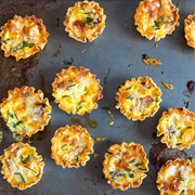 Cheese &amp; Bacon Mini Quiche