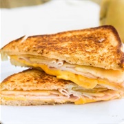 Sliced Turkey Grilled Cheese