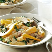 Pear &amp; Turkey Sausage Rigatoni