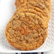 Gingerbread Butterfinger Cookie