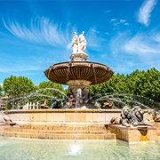 Fontaine De La Rotonde, Aix-En-Provence