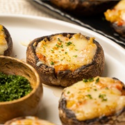 Cheesy Baked Mushrooms