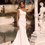 One-Shoulder Wedding Dress