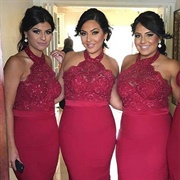 Halter Top Bridesmaid Dresses