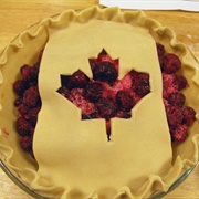 Canadian Flag Pie