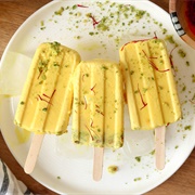 Saffron Kulfi Popsicle Filling