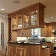 Cabinets Hung From Ceiling