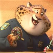 Officer Clawhauser From Zootopia