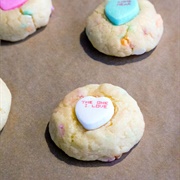 Candy Heart Snickerdoodles