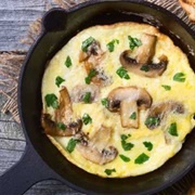 Mushroom Cheese Omelet