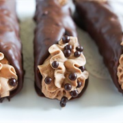 Chocolate-Shell Cannoli