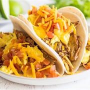 Nacho Cheese Carnitas Taco