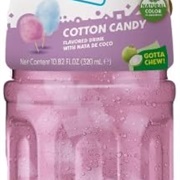 Cotton Candy Flavoured Drink With Nata De Coco