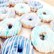 Blue Moon Drizzle Donut