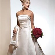 Strapless Wedding Gown