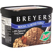 Breyers Mocha Almond Fudge Ice Cream