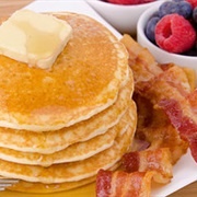 Pancakes Bacon