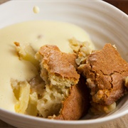 Hot Puddings With Custard