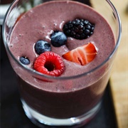 Wildberry Shake With Cocoa