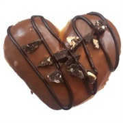 Chocolate Heart Donut