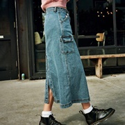 Long Denim Skirts