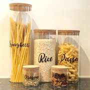 Pasta or Rice Containers