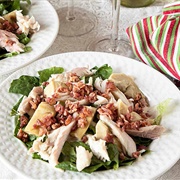 Smoked MacKerel Caesar Salad With Fried Croutons