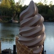 Chocolate Soft Serve Waffle Cone