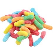 Sour Neon Gummy Worms