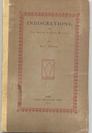 Indiscretions (Ezra Pound)