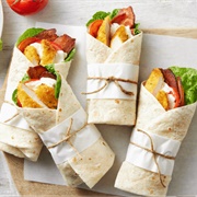 Chicken Schnitzel Wrap