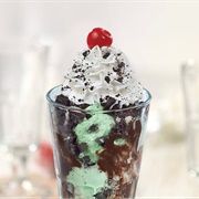 Mint Ice Cream Sundae