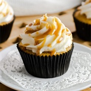 Butterscotch Drizzle Cupcake