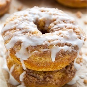 Glazed Ring Donut With Vanilla Drizzle