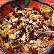 Apple, Date, and Fig Balsamic Vinegar Rice