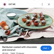 Chocolate Covered Rambutan