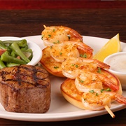 Filet 6Oz &amp; Grilled Shrimp