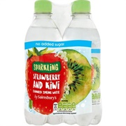 Sparkling Strawberry &amp; Kiwi Flavoured Water