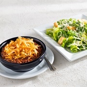 Chili and Caesar Salad