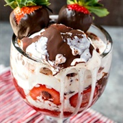 Strawberry Ice Cream Sundae