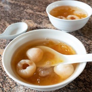 Peach Gum With Tangyuan