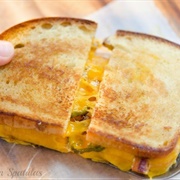 Jalapeno Cheddar Grilled Cheese