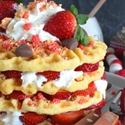 Strawberry Shortcake Waffle