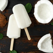 Coconut Vanilla Nougat Popsicle (Coconut Cloud)