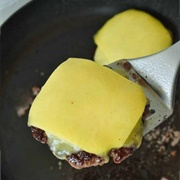 Vegetable Patty With Marble Cheddar